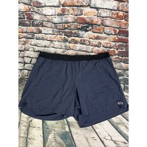 REI Co-op Mens Blue Athletic Running Shorts Size 3XL‎ With Inner liner Pockets